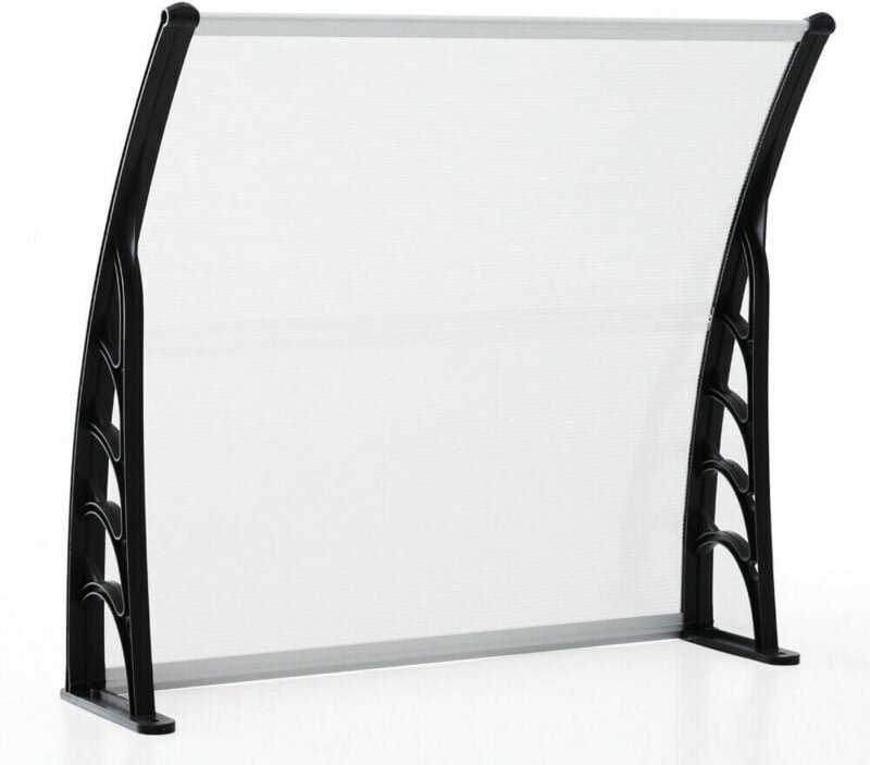 Überdachung Haustürvordach Haustürdach Vordach Haustür Wetterfest Pultvordach Eingangsüberdachung 150cm Lichtdurchlässig