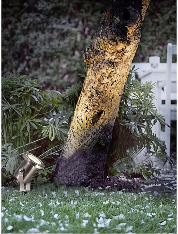 77029934 Taurus LED-Gartenstrahler led GU10 28 w Edelstahl - Nordlux