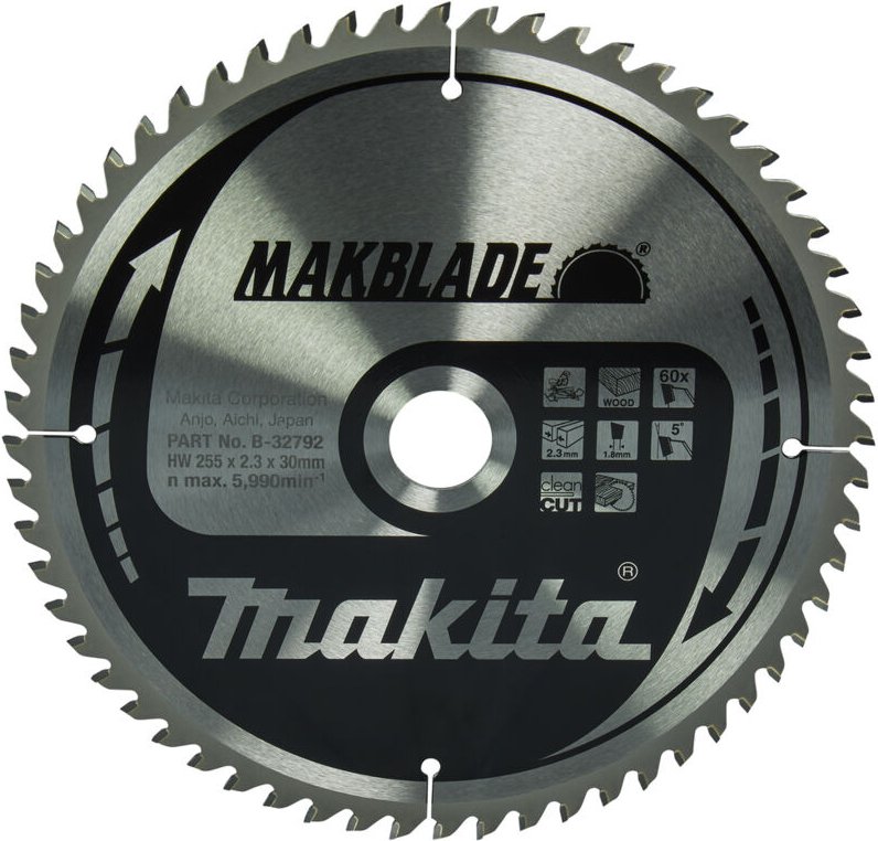 Makita MAKBLADE Sägeblatt 255x30x60Z - B-32792