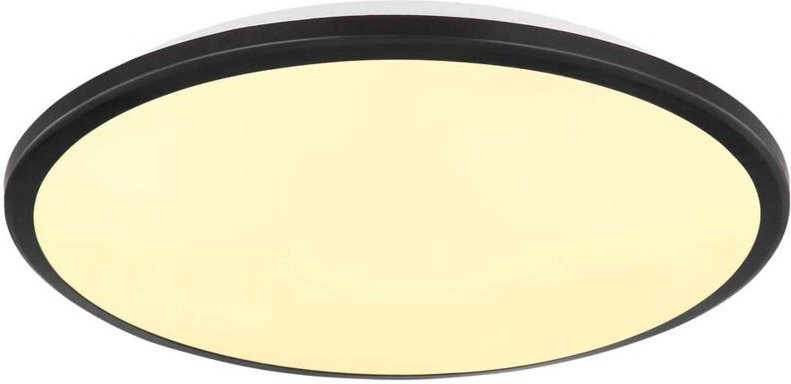 Deckenleuchte Wohnzimmerleuchte Deckenlampe Küchenleuchte schwarz led d 35 cm