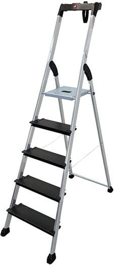 Hailo - Stehleiter 8 Stufen - Maximale Arbeitshöhe 3.72m - 8818-211