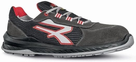 Sicherheitsschuh Demon Größe 43 w. 11 grau S1PS fo sr esd en iso 20345 gelochtes Veloursleder mit Nylon