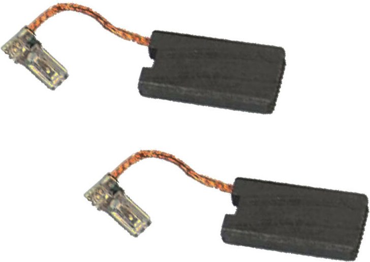 Trade-shop - 2x Kohlebürsten Motorkohlen 6,3x13x27mm für Makita HM1317CB HM1203C M10 HM1307CB HR4501C HR5212C HR5201C HM...