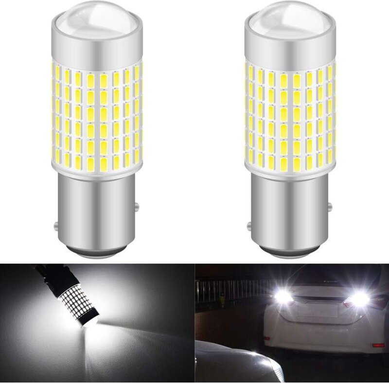 1157 BAY15D 7528 1016 Hochleistungs-LED-Lampe mit 3014 Chips, extrem hell, 3000 Lumen, 6500K Xenonweiß, zum Ersatz für h...