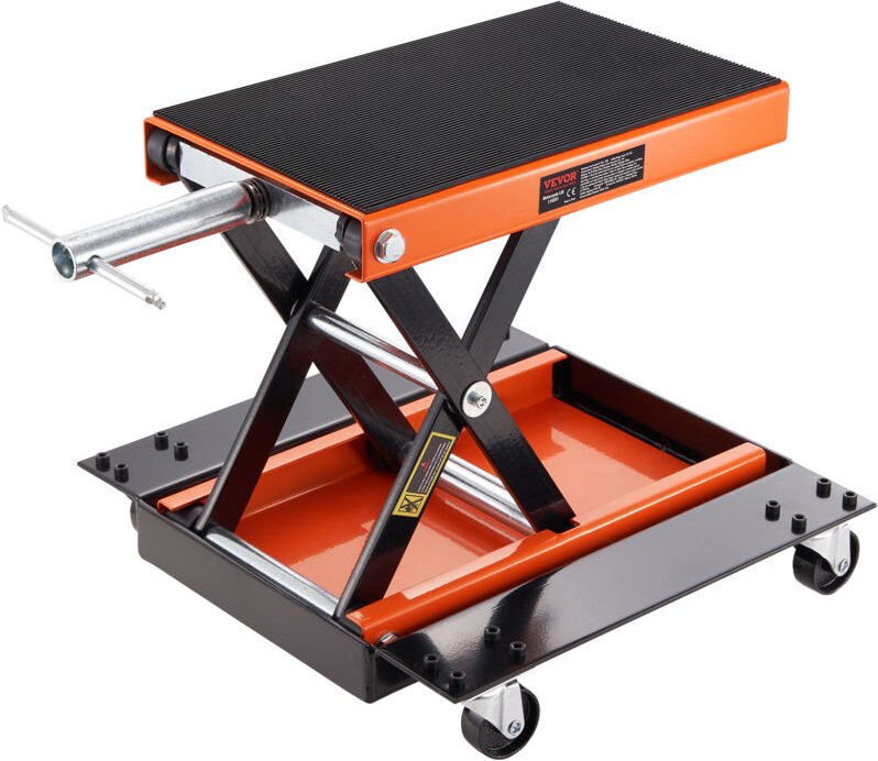 Mophorn - vevor Motorradheber 0,5 t Belastbar Motorrad Heber, 120–390 mm Motorradhebebühne Montagebock Motorrad, Einstel...