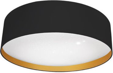 Fabrilamp - deckenleuchte 96w anuska schwarz/gold 7488lm 3000-4000-6500k 12x60x60 cm