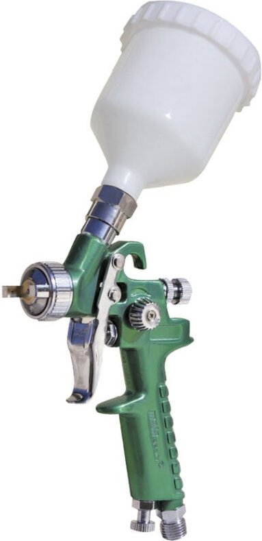 Hvlp Mini Airbrush Farbpistole, Metallbehälter Mota Werkzeuge 89004