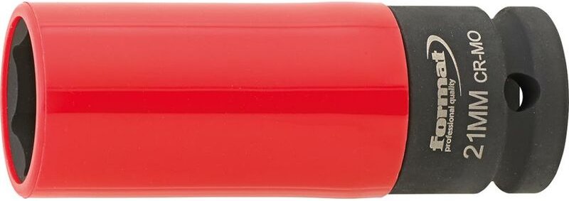 Thumbnail - Kraftsteckschlüsseleinsatz mit, Kunststoff-Hülse 1/2' 21 - Format