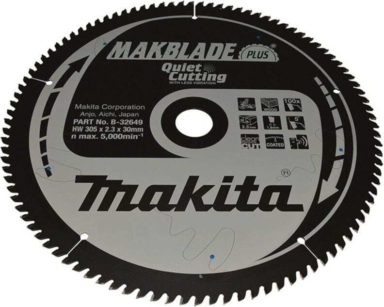 Sägeblatt makblade+ 305x30x100Z - Makita