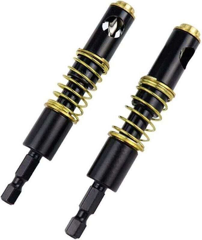 Shining House - Bohrfutter-Scharnierbohrer-Set, 5 mm, 1/4 Zoll, selbstzentrierende Führung, scharfe Bohrer-Werkzeuge