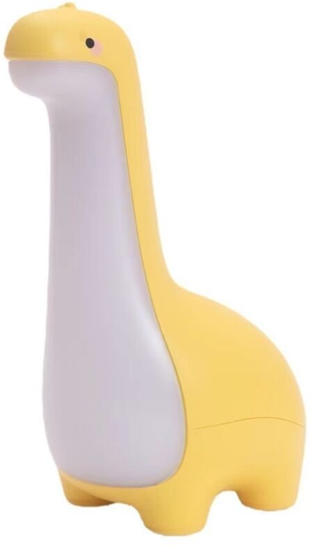 Dinosaurier-Nachttischlampe, Nachtlicht mit einstellbarer Helligkeit, USB-aufladbar, ideal fürs Kinderzimmer, süßes Gesc...