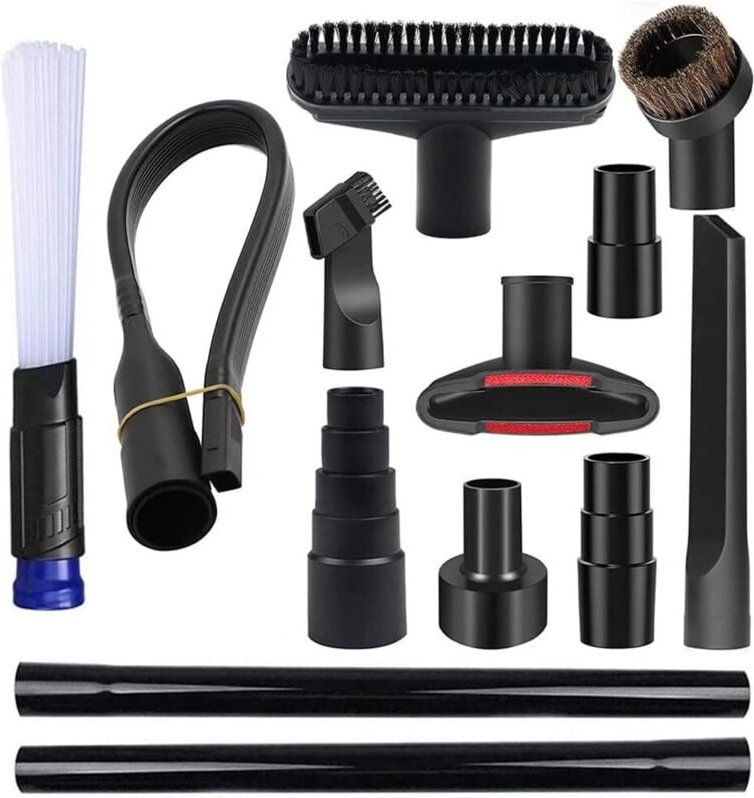 Thumbnail - 13 Stück Universal-Staubsaugeraufsätze für Shop Vac Zubehör – 5,1 cm auf 3,8 cm Vakuumschlauchadapter, 4,8 cm auf 2,5 cm...