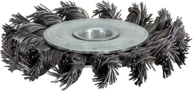 Rostfreie Stahldrahtrundbürste 0,5mm, ø 100mm