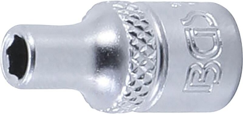 Thumbnail - Steckschlüssel-Einsatz Sechskant Antrieb Innenvierkant 6,3 mm (1/4') sw 4 mm