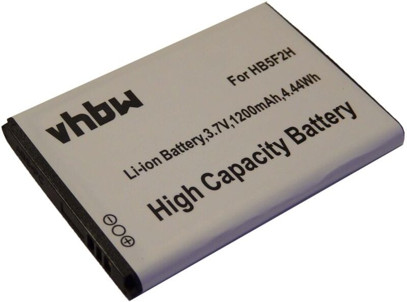 Vhbw - Akku Ersatz für Huawei HB554666RAW, HB5F2H für Router Modem Hotspots (1200 mAh, 3,7 v, Li-Ion)