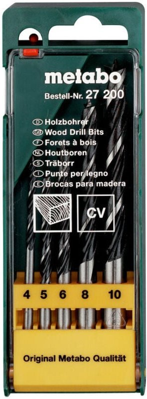 Holzbohrer-Kassette, 5-teilig (627200000) - Metabo