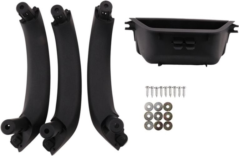 Tlily - Auto-Innentür-Innengriff-Armlehnenverkleidungsabdeckung Pull Trim für X3 X4 F25 Zubehör 51417250307 51419209215