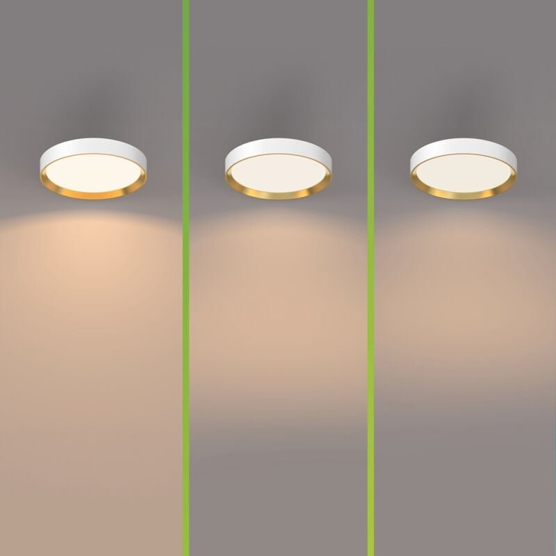 Thumbnail - Philips 8720169301375 Hanno LED-Deckenleuchte LED 24 W Weiß, Gold