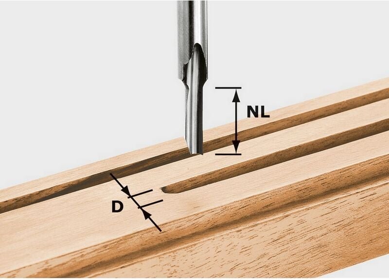 Thumbnail - Nutfräser hs S8 d 3/8 OF1010 OF1400 OF2200 490941 Zubehör Fräsen - Festool
