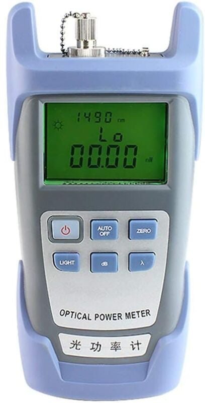 Aougo - ftth Optical Fiber Photometer Optical Cable Tester Glasfasertester -70 dBm bis +10 dBm