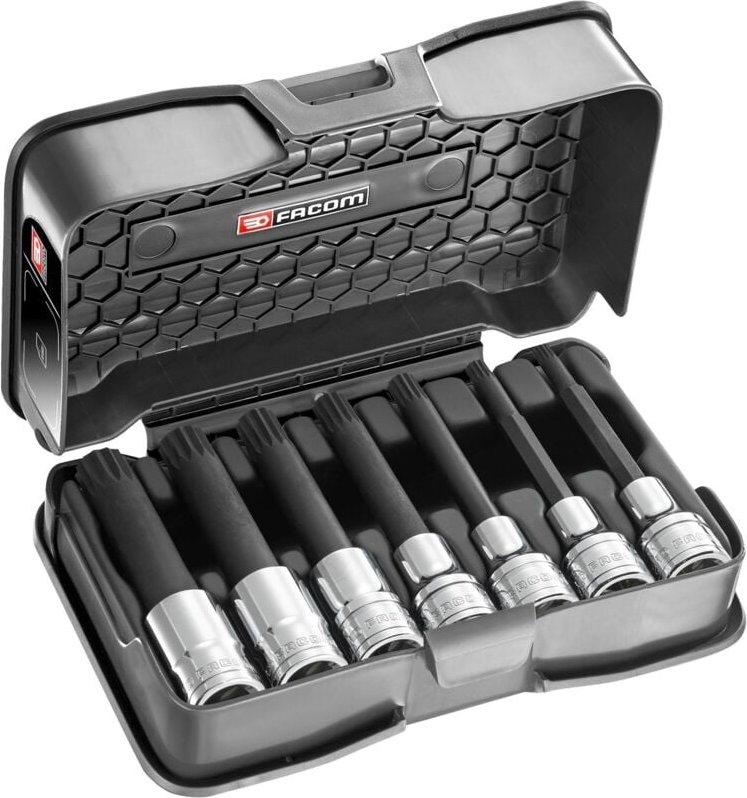 Facom Steckschlüssel-Set 1/2Z XZN lang
