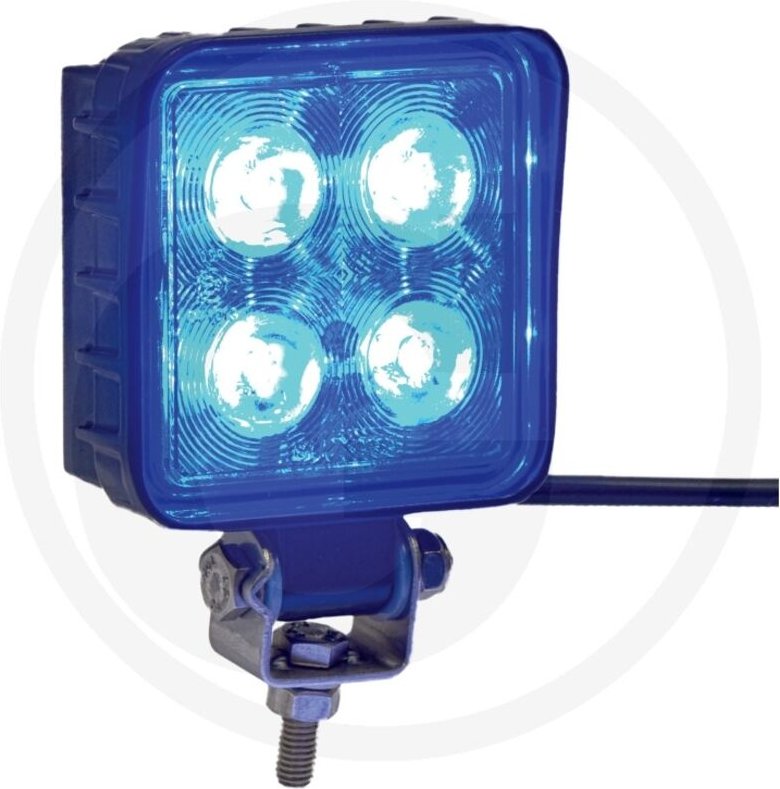 Arbeitsscheinwerfer led für Spritzgestänge 12-24 V gerade Bügelmontage