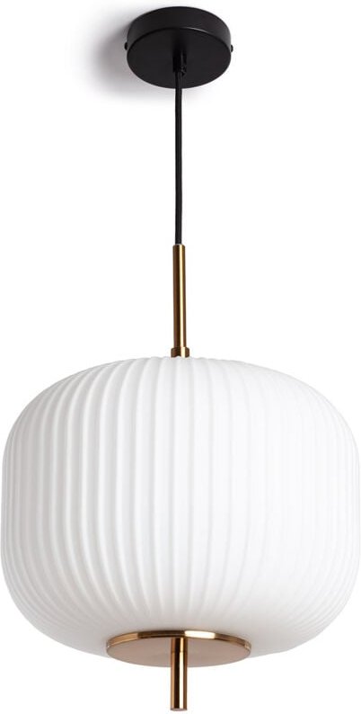 Ledkia - Pendelleuchte Metall und Glas Beca Bronze