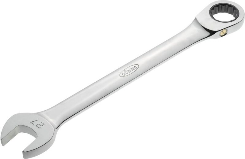 VIGOR Ratschen-Ring-Maulschlüssel, lange Ausführung V4964 27 Gesamtlänge: 34