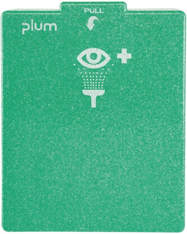 FP - Plum Augenspülwandbox leer B280xH.230xT.110mm Polystrol f.200ml,500ml,500ml Duo