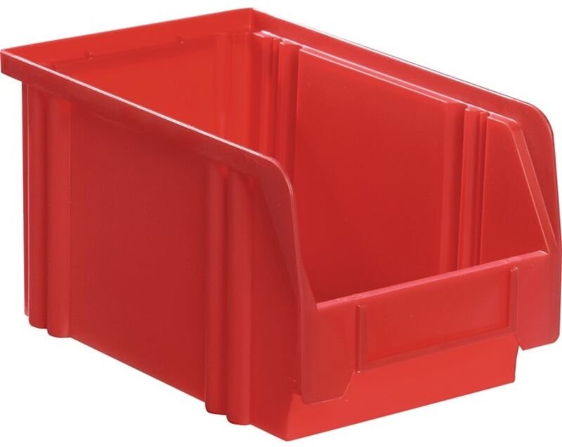 LA-KA-PE LK3 ROT Sichtlagerkasten L230/200xB150xH127mm PS rot