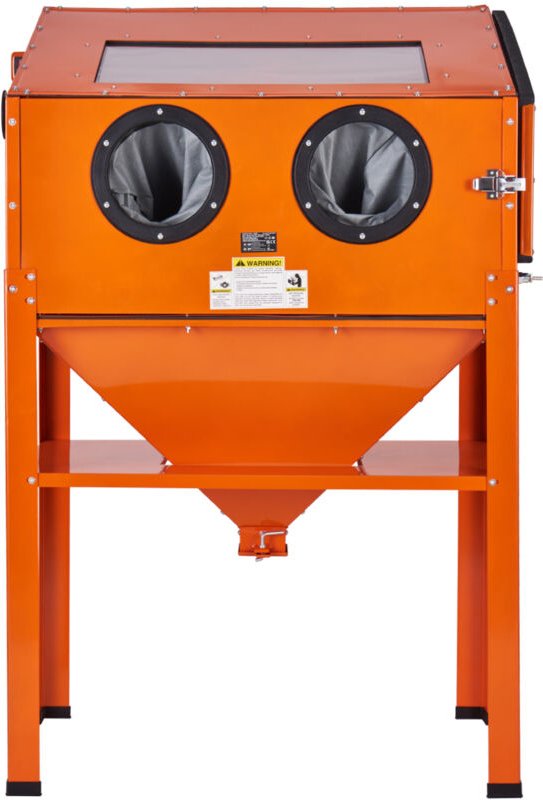 Mophorn - 60 Gallonen Sandstrahlkabine, 40-120 psi Sandstrahlkabine mit Ständer, Hochleistungs-Sandstrahler aus Stahl mi...