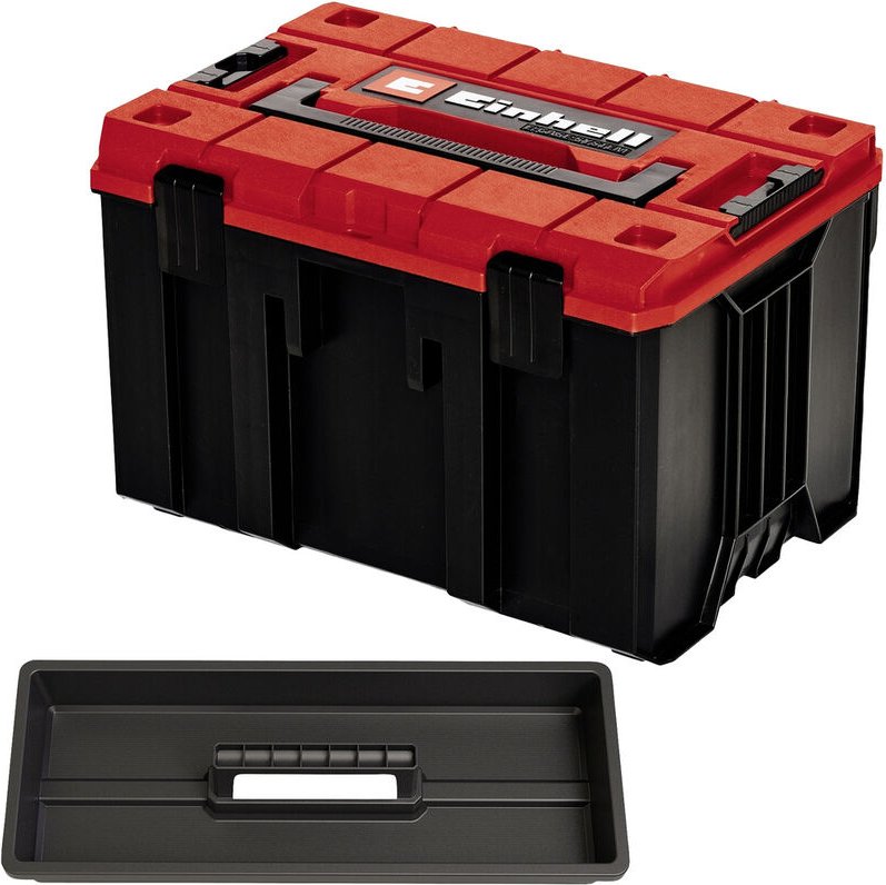 Einhell - Original E-Case m Systemkoffer (max. 90 kg, universelle Aufbewahrung und Transport von Zubehör und Werkzeug, s...