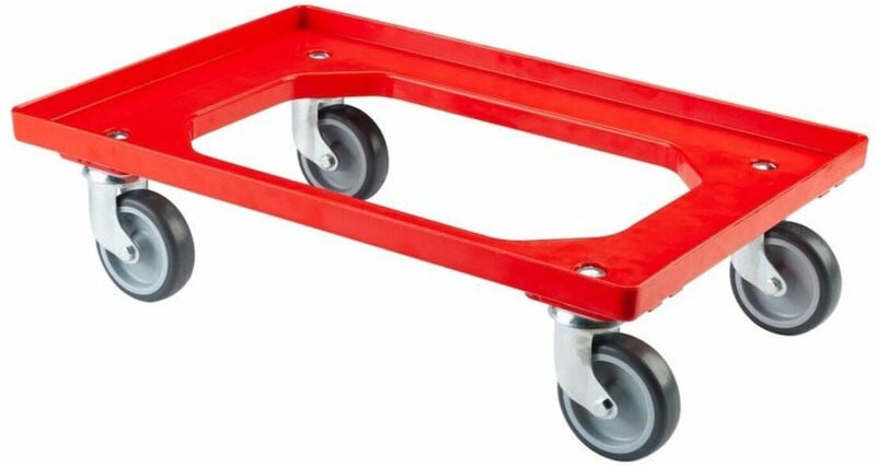 BS Rollen Transportroller rot