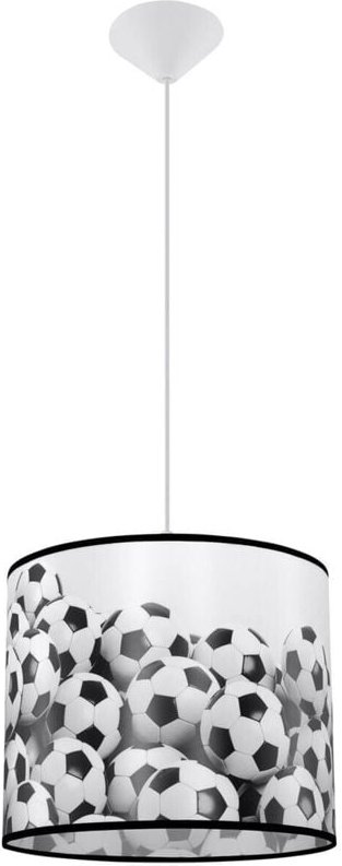 Runde Kinder-Hängelampe, Fußball, Ø30 cm, FOOTBALL B, 1xE27, 15W, SL.1426, Sollux Lighting