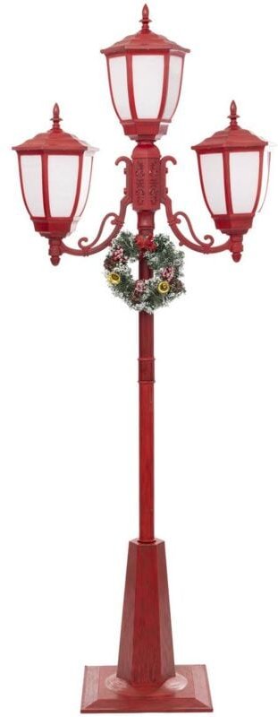 Lichtdekoration Innenbereich 3 Laternen rot 180LED - Feeric lights & christmas