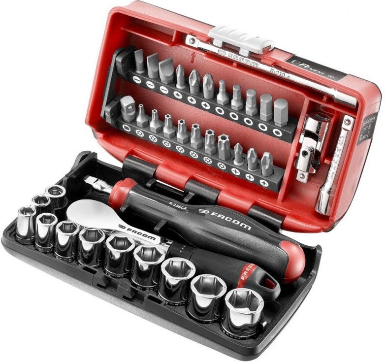 Facom - Knarrenset HP+Steckschlüssel 1/4 6-kant R.181NANOPB