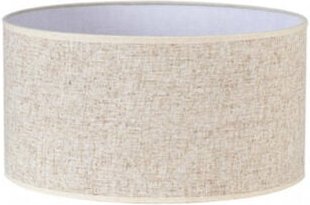 FABRILAMP - Happy E27 Zylindrischer Lampenschirm Leinen beige 35dx35dx20h - FAB 176333515