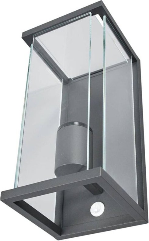 Lucande - Wandleuchte außen 'Annalea' aus Aluminium mit Bewegungsmelder von