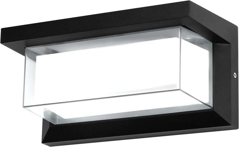 Außenwandleuchte, 12 w, led, 1200 Lumen, wasserdicht, IP65, dekoratives Licht für Hof, Garten, Terrasse, Flur, Kaltweiß