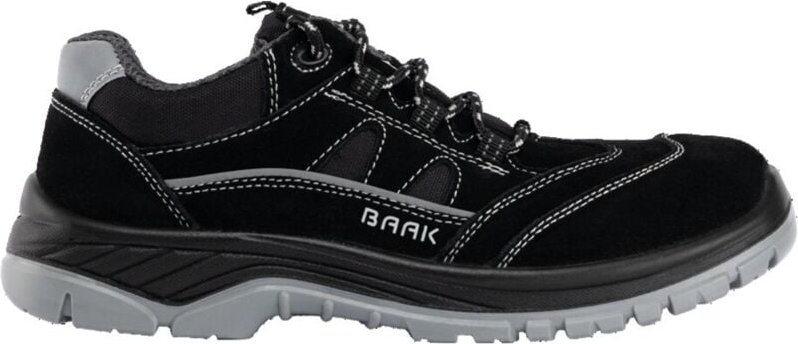Baak - Sicherheitshalbschuh Hugo 8724 S1P esd src dguv Gr. 39 schwarz