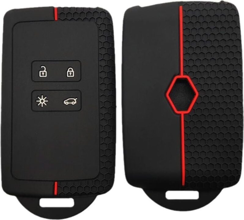 Lntyq - Coque de Clé de Voiture Compatible pour Renault Clio Megane Koleos Kadjar Kangoo Twingo Talisman Captur Espace D...