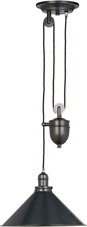 Provence - 1 Light Dome Deckenanhänger Old Bronze, E27 - Elstead