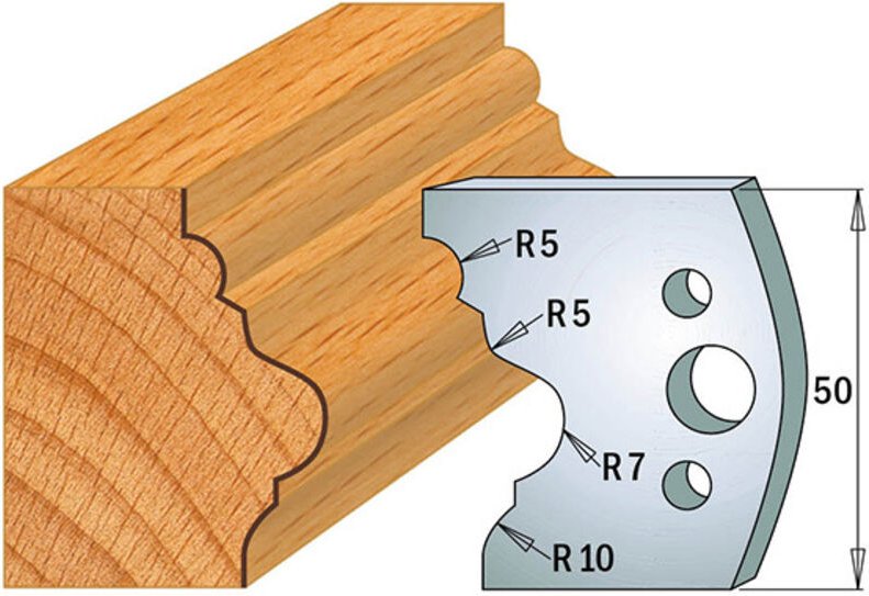 691.508 Paar Abweiser 50x4mm