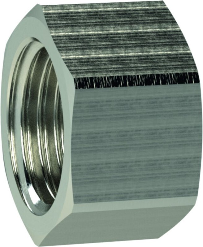 Verschlusskappe (Sechskant-Ausführung), g 3, sw 95, ms vern. - Riegler