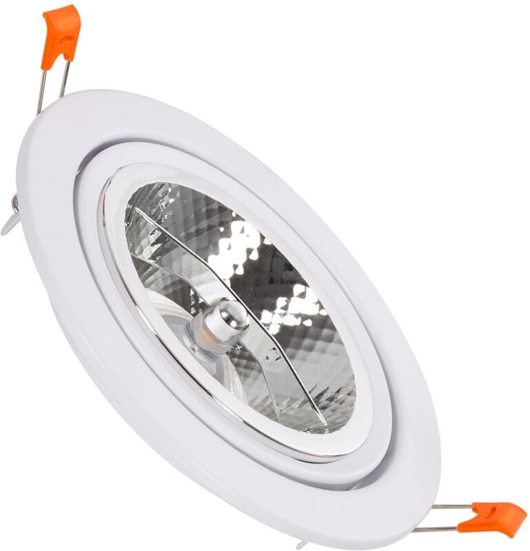 Thumbnail - Ledkia - led Downlight Einbaustrahler 15W Rund Slim AR111 Ausschnitt Ø120 mm 3000K Warmweiß