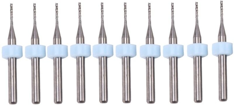 10 Stücke Pcb Fräser 1Mm Fisch Schwanz Corn Wolfram Karbid Mini Schaft Gravur Cnc