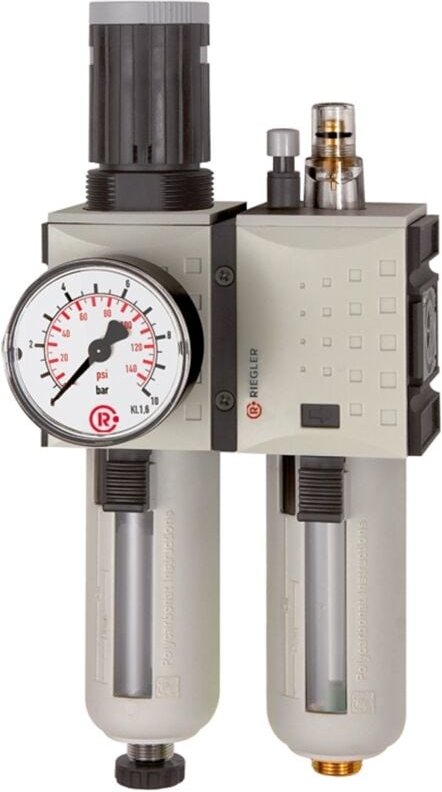 Wartungseinheit 2-tlg. »futura«, pc, bg 2, g 1/2, 0,1 - 1 bar, ha - Riegler