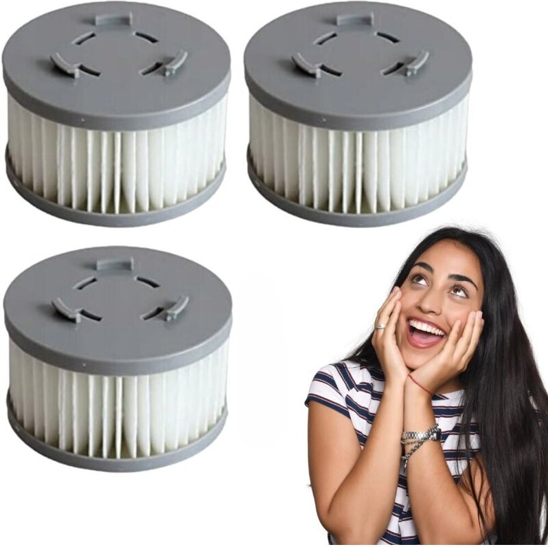HEPA-Filter für JIMMY JV85JV85 Pro/H9 Pro Bürststaubsauger, 3er-Set