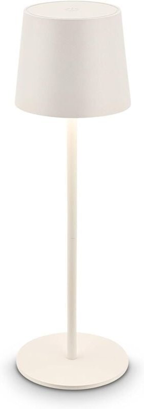 Kabellose LED Tischleuchte IP44 mit Touch, dimmbar, Akku und Leuchtmittel wechselbar, kabellose Nachttischlampe, Wohnzim...