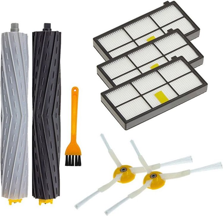 Für 960 900 891 800 Serie Zubehör Staubsauger Nachschub Kit Gummi Seite Pinsel HEPA-Filter